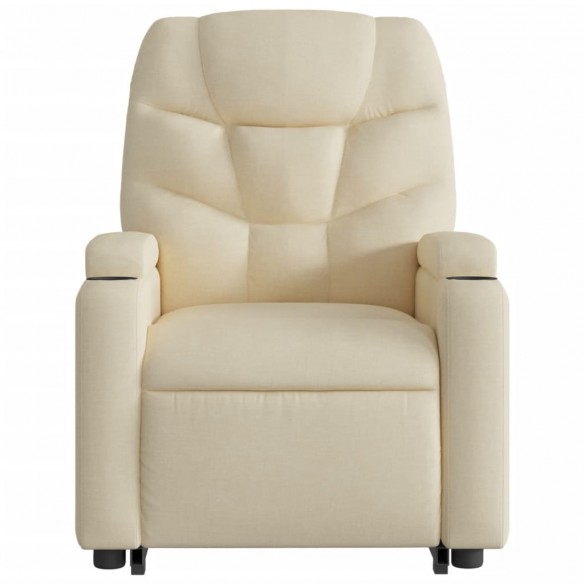 Fauteuil inclinable Crème Tissu