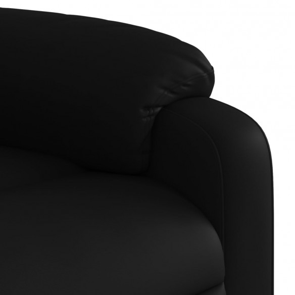 Fauteuil inclinable Noir Similicuir