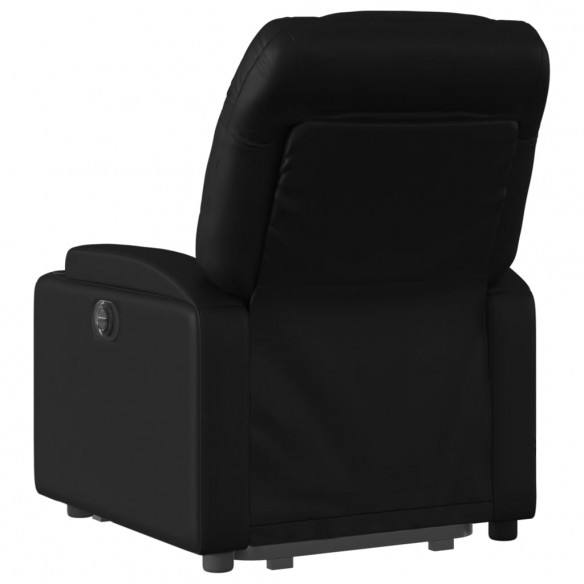 Fauteuil inclinable électrique noir similicuir