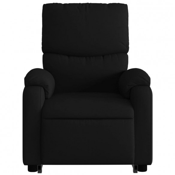 Fauteuil de massage inclinable Noir Tissu