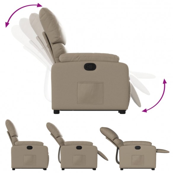 Fauteuil inclinable Cappuccino Similicuir