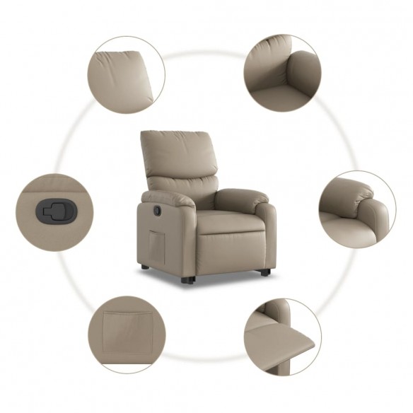 Fauteuil inclinable Cappuccino Similicuir