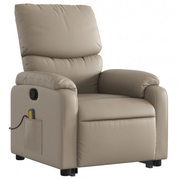 Fauteuil inclinable de massage Cappuccino Similicuir