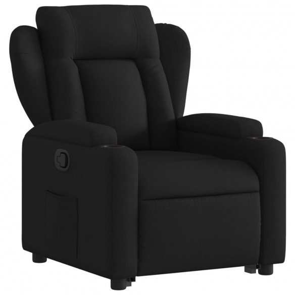 Fauteuil inclinable noir tissu