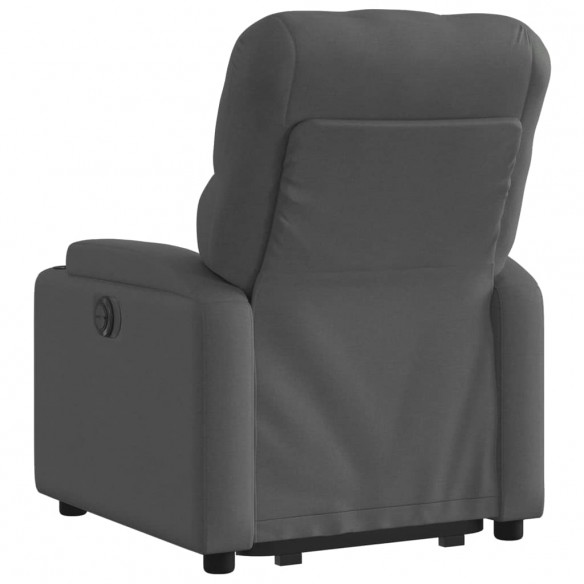 Fauteuil inclinable électrique gris foncé tissu