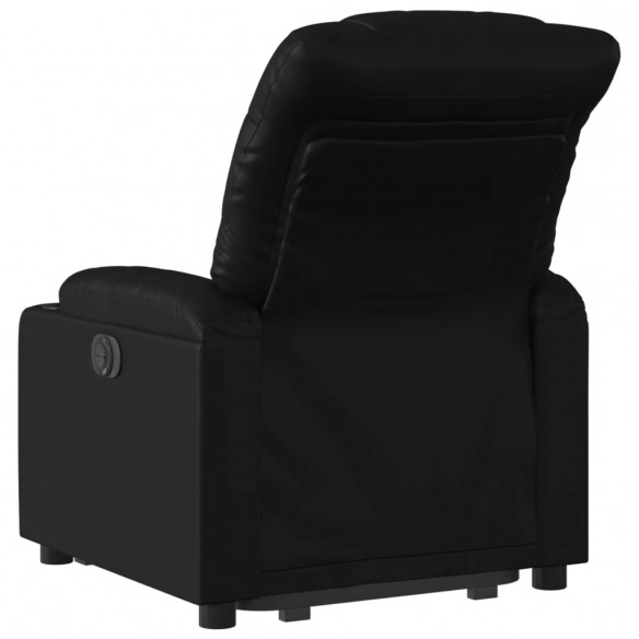 Fauteuil inclinable Noir Similicuir