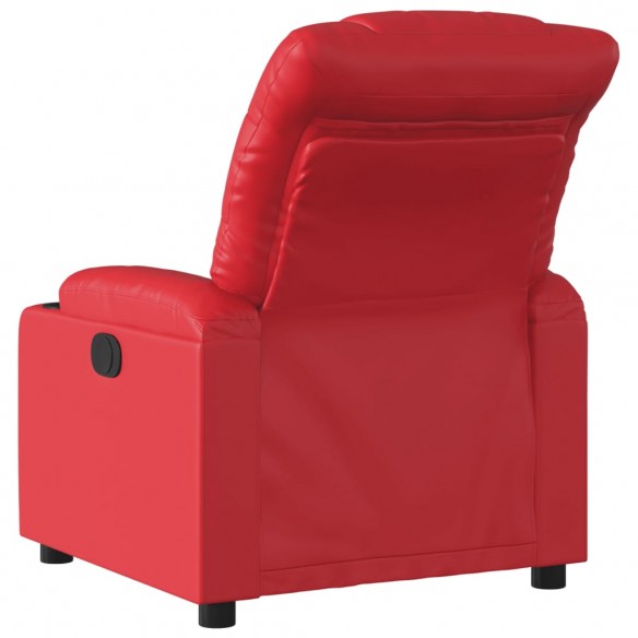 Fauteuil inclinable Rouge Similicuir