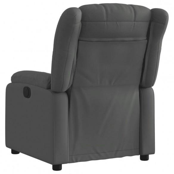 Fauteuil inclinable Gris foncé Tissu