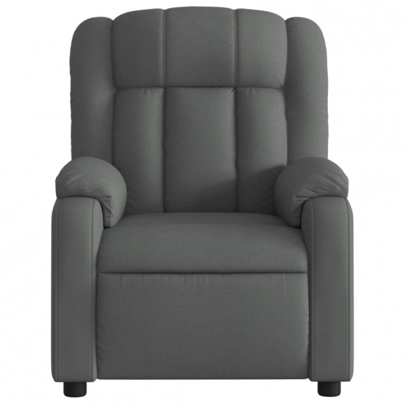 Fauteuil inclinable Gris foncé Tissu