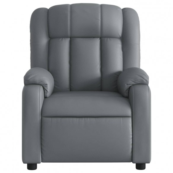 Fauteuil inclinable Gris Similicuir