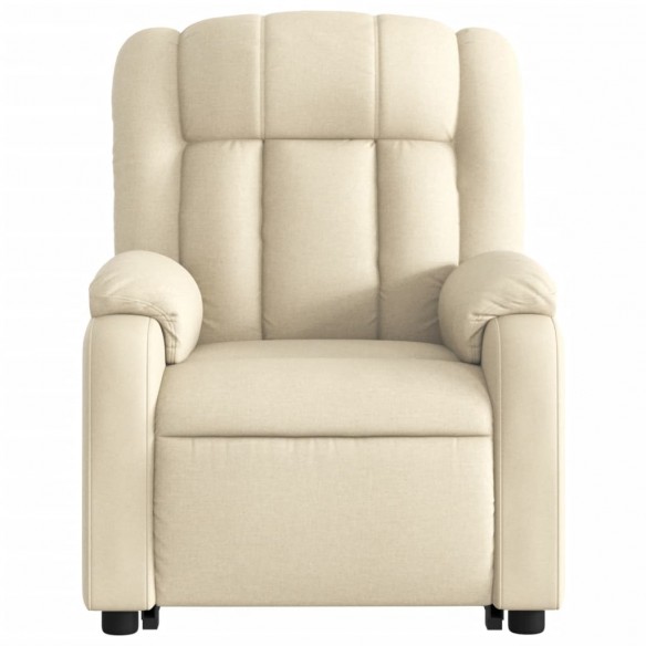 Fauteuil inclinable Crème Tissu