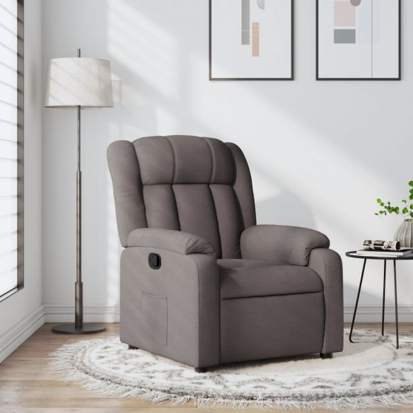 Fauteuil inclinable Taupe Tissu