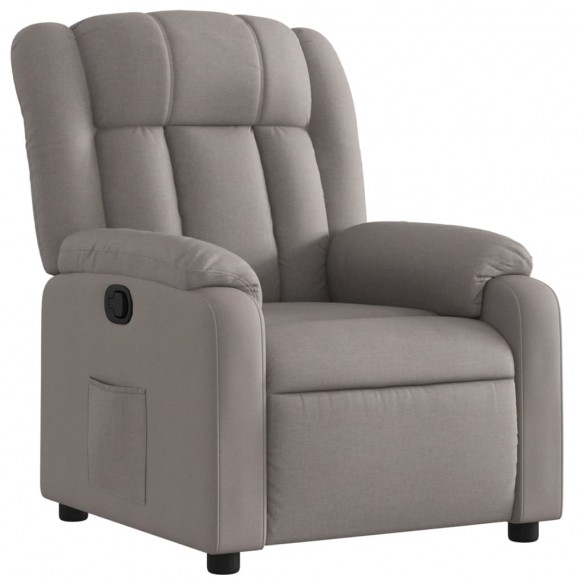 Fauteuil inclinable Taupe Tissu