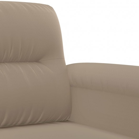 Chaise de canapé Taupe 60 cm Tissu microfibre