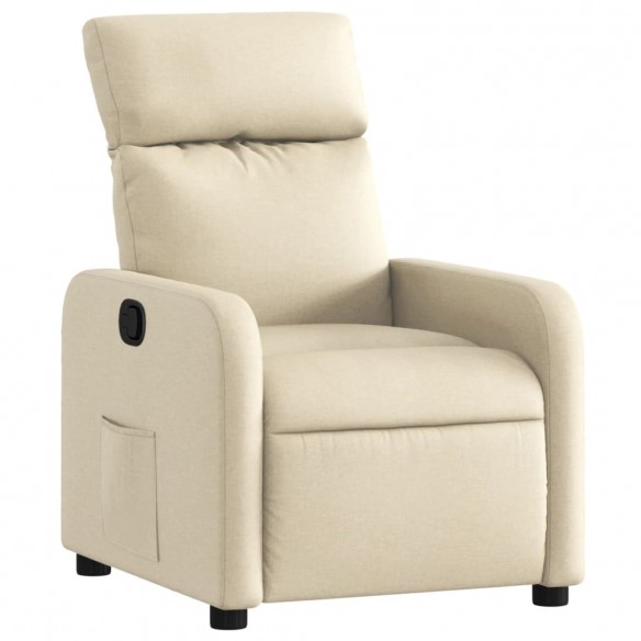 Fauteuil inclinable Crème Tissu