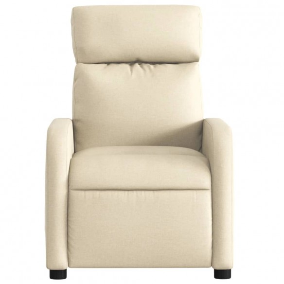 Fauteuil inclinable Crème Tissu