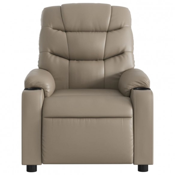 Fauteuil de massage inclinable Cappuccino Similicuir