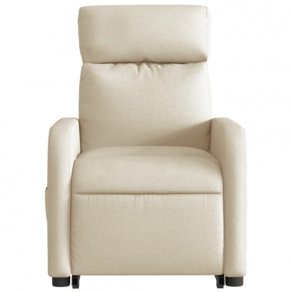 Fauteuil inclinable Crème Tissu