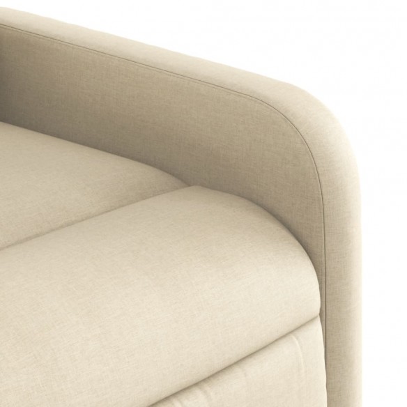 Fauteuil inclinable Crème Tissu