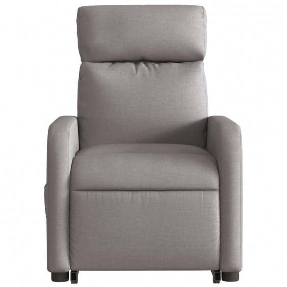 Fauteuil inclinable électrique taupe tissu