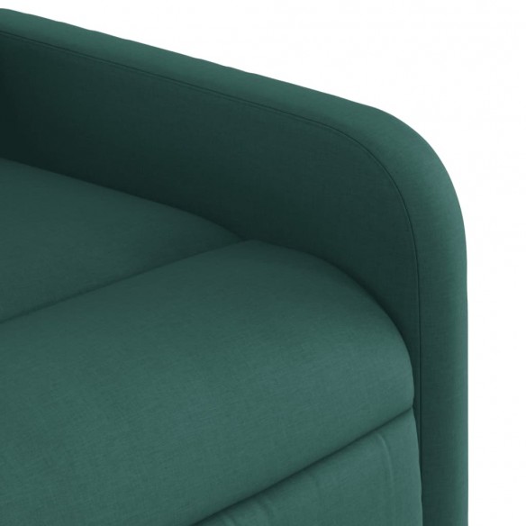 Fauteuil inclinable vert foncé tissu