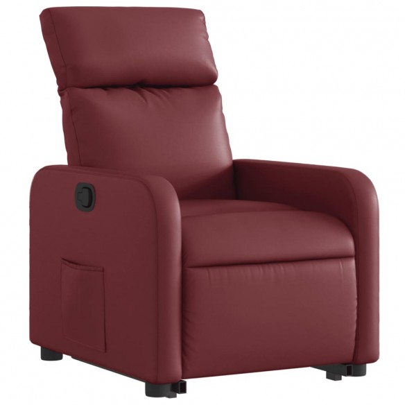 Fauteuil inclinable Rouge bordeaux Similicuir