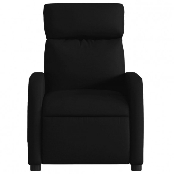 Fauteuil inclinable Noir Tissu