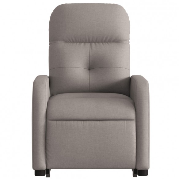 Fauteuil inclinable électrique taupe tissu