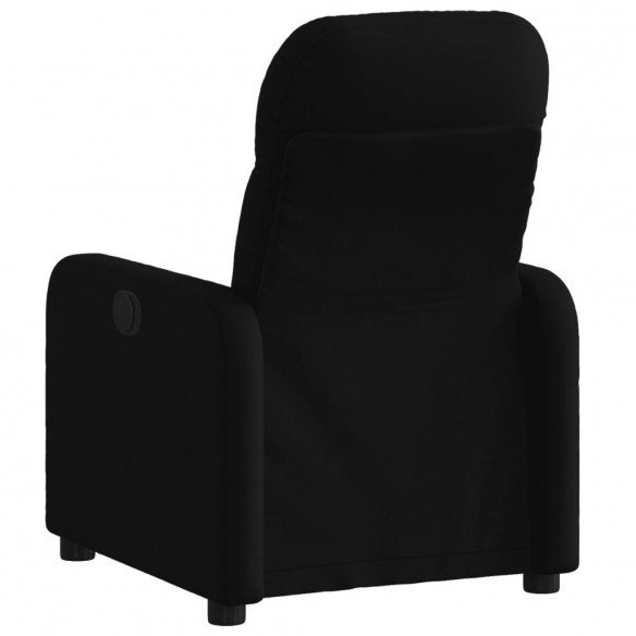 Fauteuil inclinable Noir Tissu