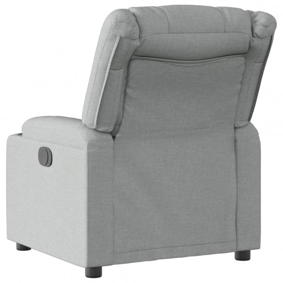 Fauteuil inclinable Gris clair Tissu