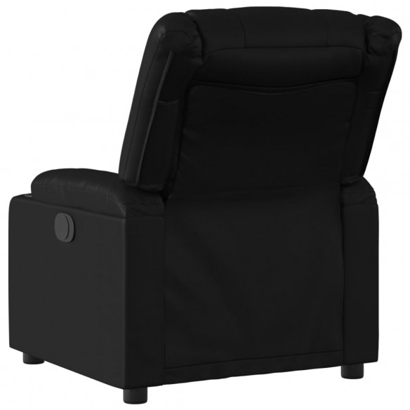 Fauteuil inclinable Noir Similicuir