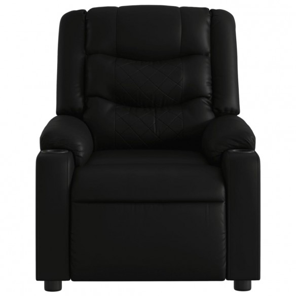 Fauteuil inclinable Noir Similicuir