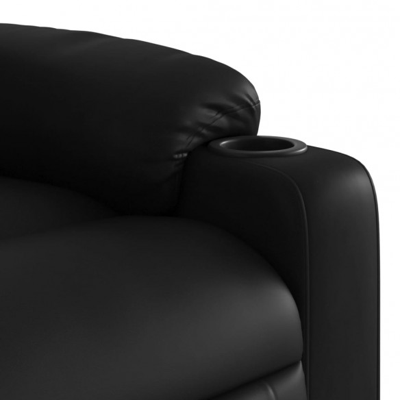 Fauteuil inclinable Noir Similicuir