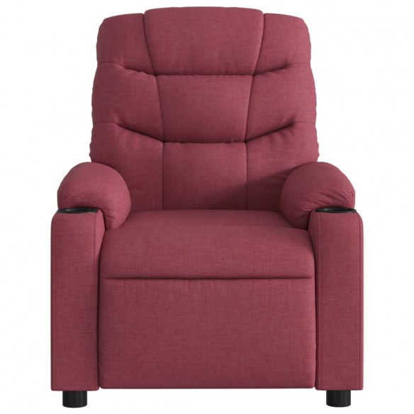 Fauteuil inclinable Rouge bordeaux Tissu