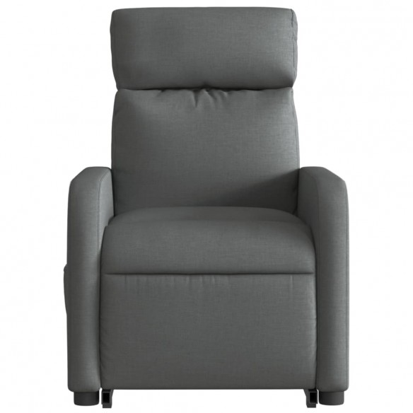 Fauteuil inclinable électrique gris foncé tissu