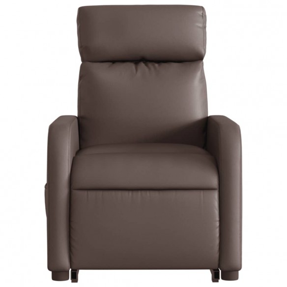 Fauteuil inclinable de massage Marron Similicuir