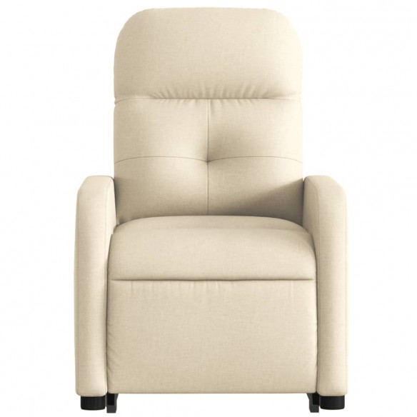 Fauteuil inclinable Crème Tissu