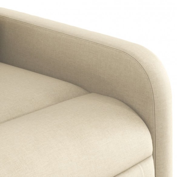 Fauteuil inclinable Crème Tissu