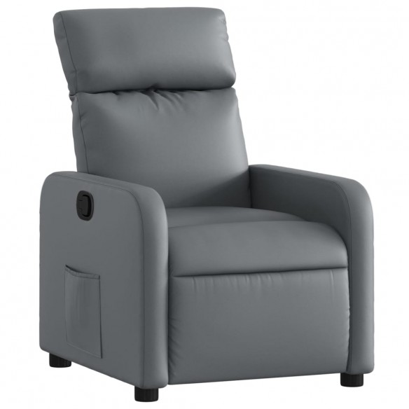 Fauteuil inclinable Gris Similicuir