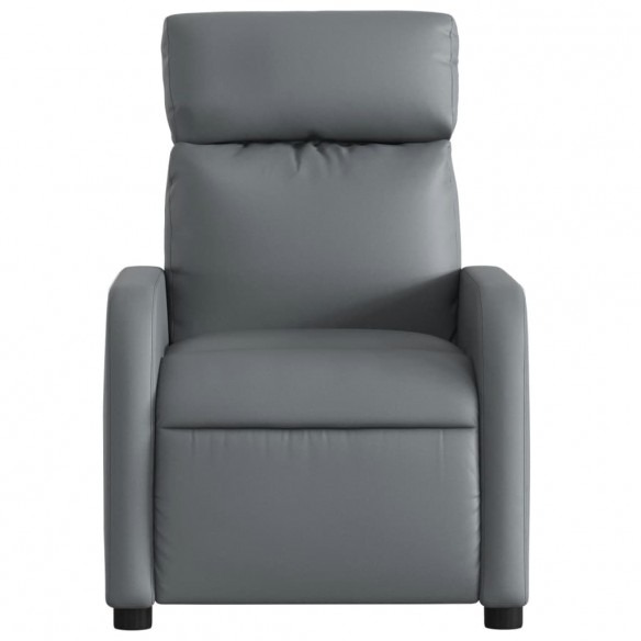 Fauteuil inclinable Gris Similicuir