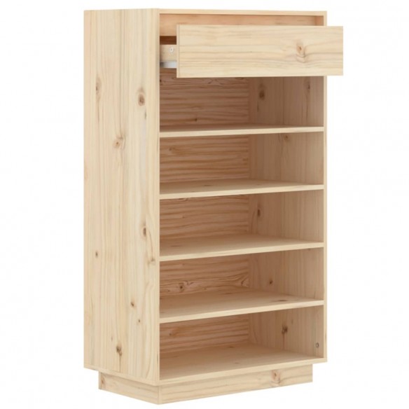 Armoire à chaussures 60x34x105 cm Bois de pin massif