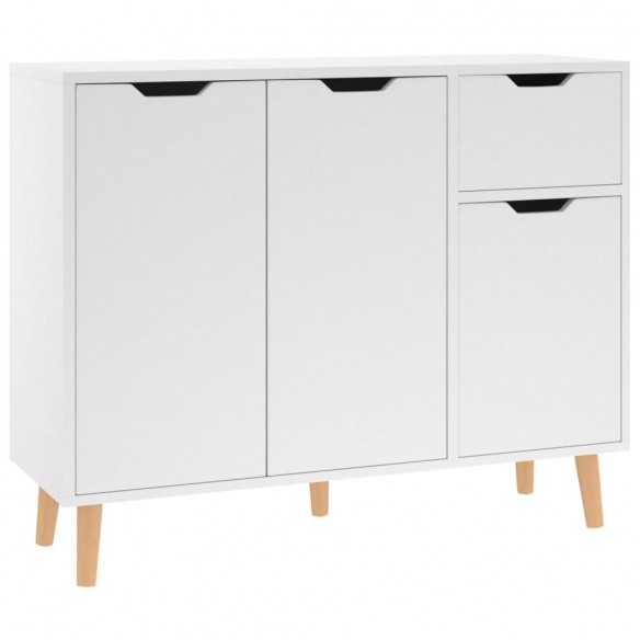 Buffet Blanc 90x30x72 cm Bois d'ingénierie