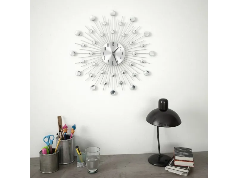 Horloge murale avec mouvement à quartz Design moderne 50 cm
