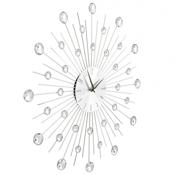 Horloge murale avec mouvement à quartz Design moderne 50 cm