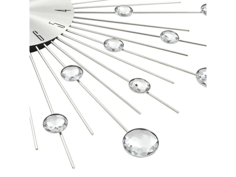 Horloge murale avec mouvement à quartz Design moderne 50 cm