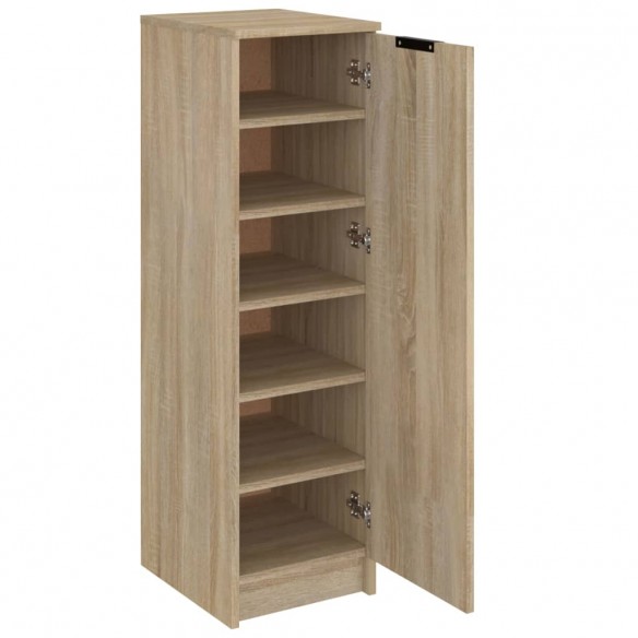 Armoire à chaussures Chêne Sonoma 30x35x100cm Bois d'ingénierie