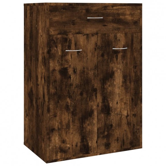 Armoire à chaussures Chêne fumé 60x35x84 cm Bois d'ingénierie