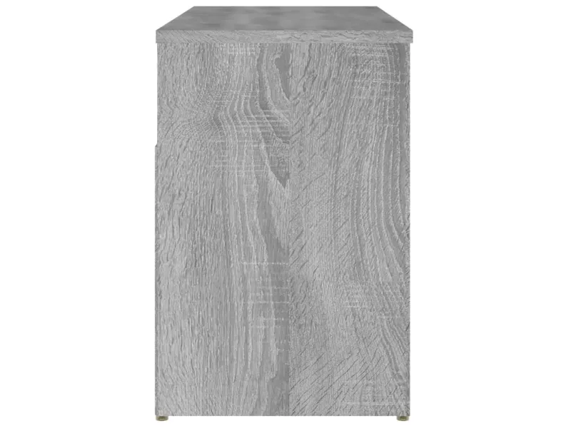 Banc à chaussures Sonoma gris 80x30x45 cm Bois d'ingénierie