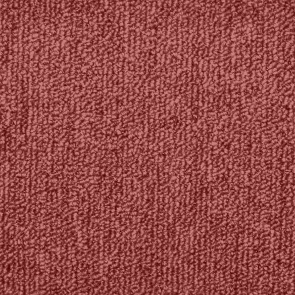 Tapis de marches d'escalier 15 pcs Rouge 65x24x4 cm