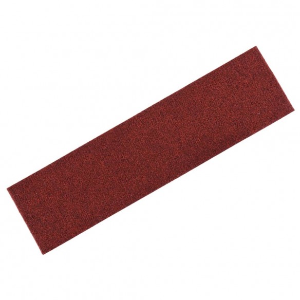 Tapis d'escalier autocollants Rectangulaire 15pcs 76x20cm Rouge